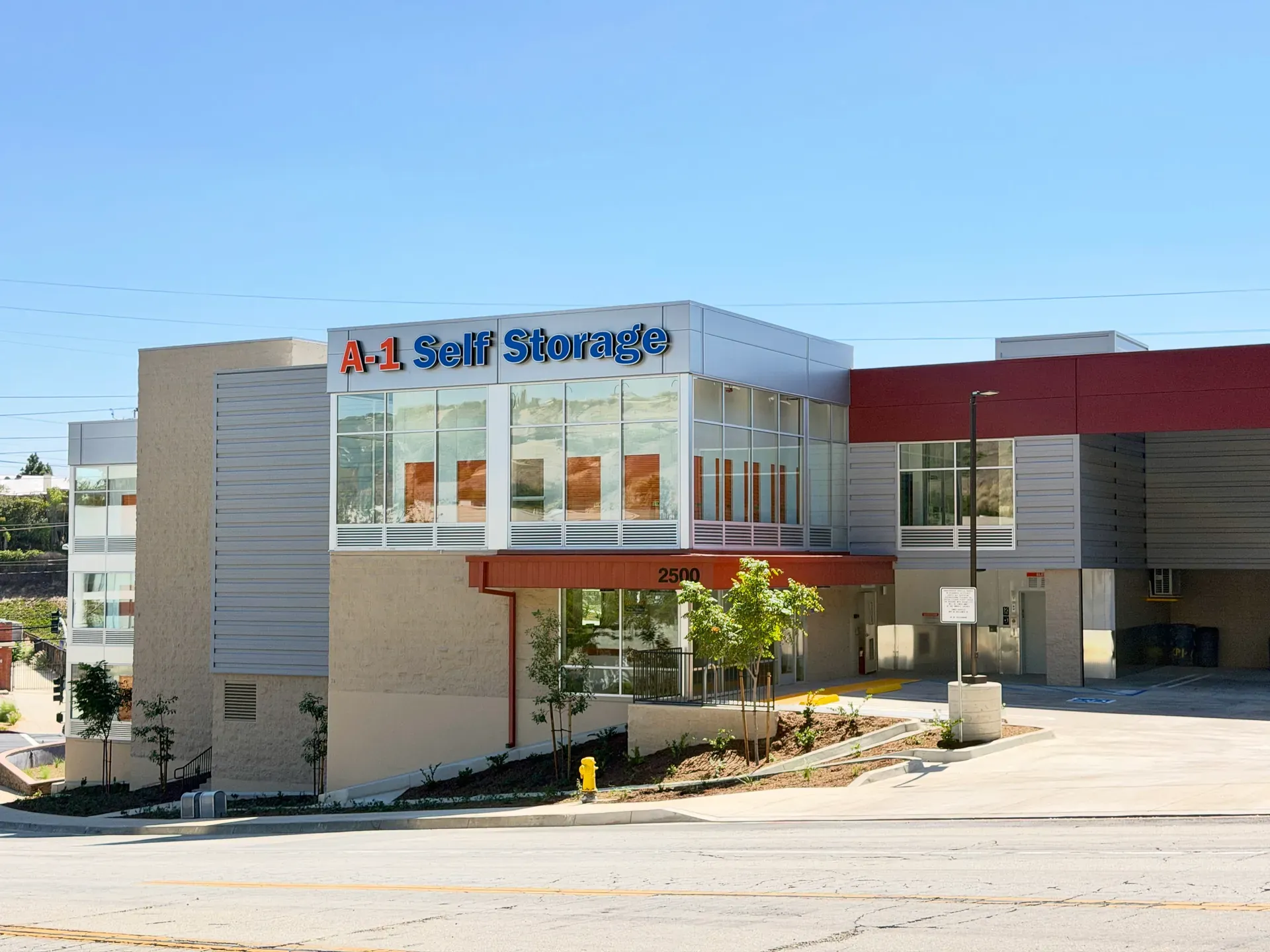 Front entrance to facility